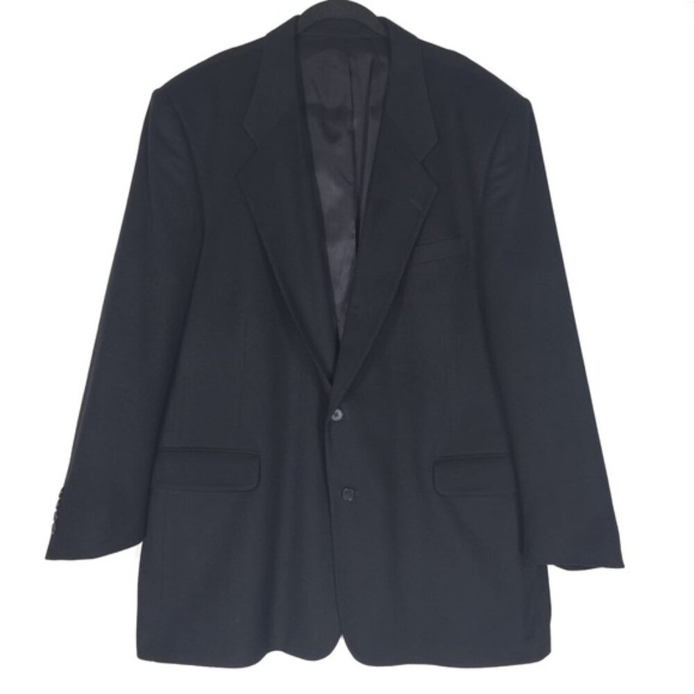 FIORAVANTI COUTURE 100% CASHMERE Men’s Blazer‎ USA🇺🇸MADE VTG No Size Tag 46-48